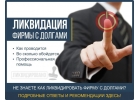 ЛИКВИДАЦИИ ООО, БЕЗ Налоговых проверок. ОПЛАТА ПО ФАКТУ.